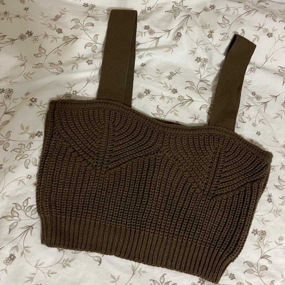 asos knit crop top